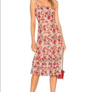 Lovers + Friends Under the Stars Floral Crochet Cocktail Dress